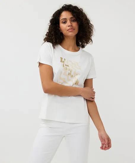 EsQualo T-shirt Foil Print