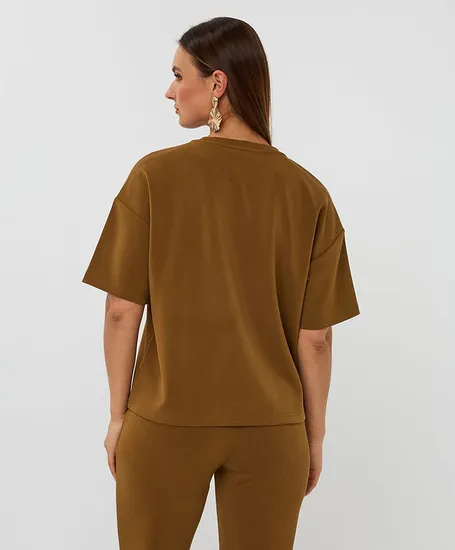 EsQualo T-shirt Oversized Modal