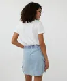 EsQualo T-shirt Patched Denim