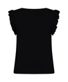 EsQualo Top V-neck Ruffle