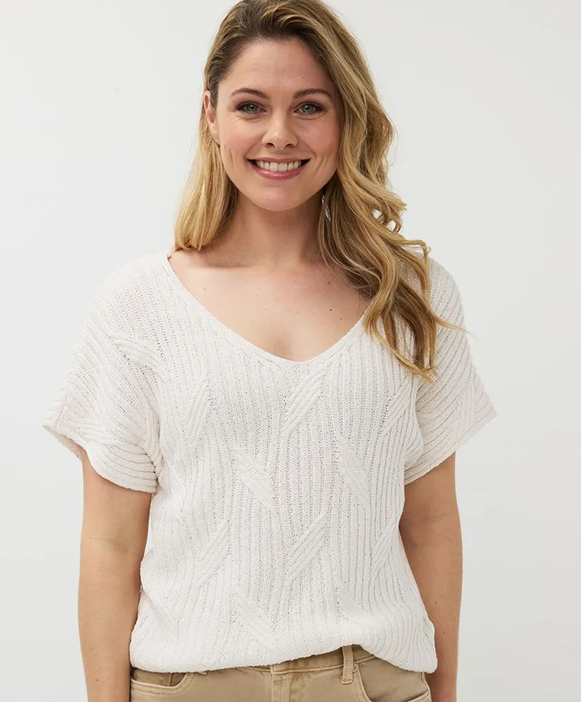 EsQualo Trui Batwing Lurex
