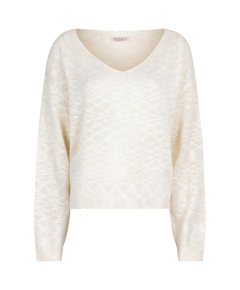 EsQualo Trui Boxy Slub Ombre
