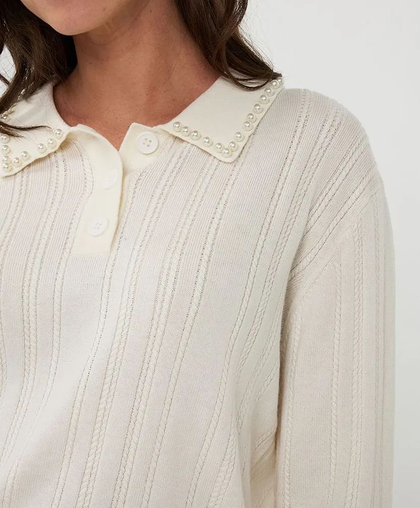 EsQualo Trui Polo Pearls