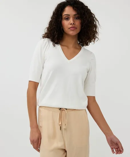 EsQualo Trui V-hals Basic Knit
