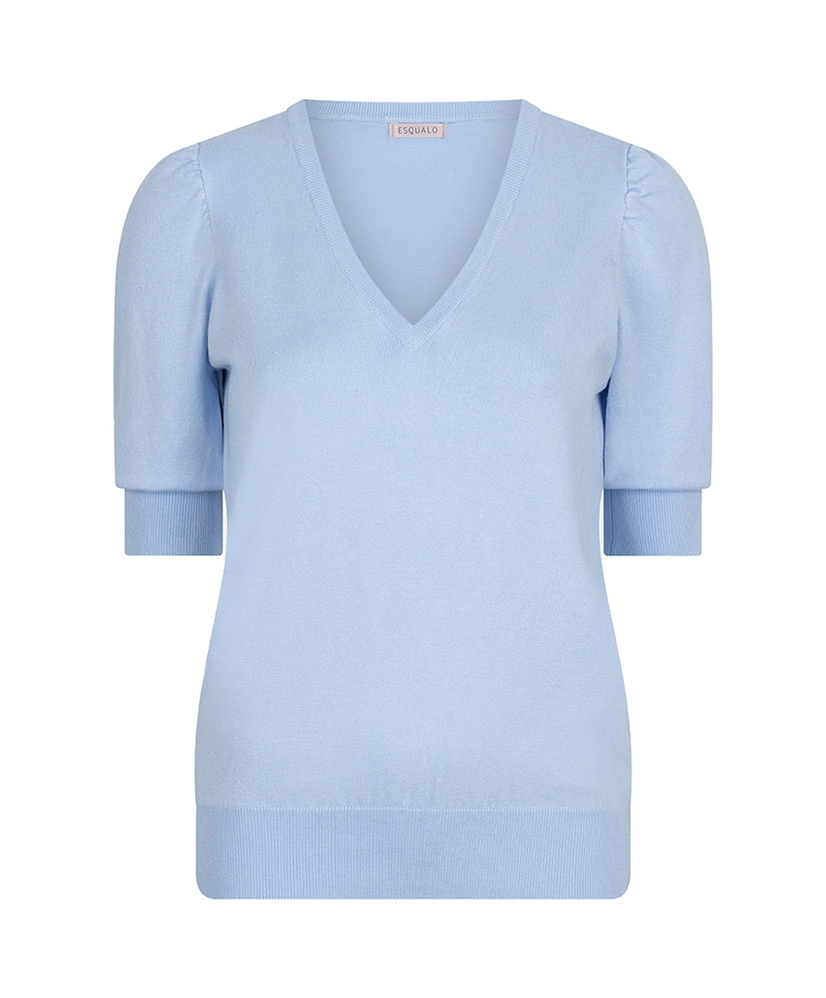 EsQualo Trui V-hals Basic Knit