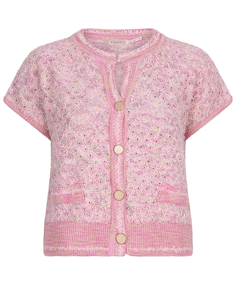 EsQualo Vest Fancy Knit