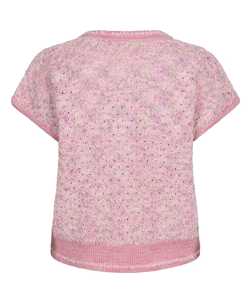 EsQualo Vest Fancy Knit