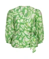 EsQualo Wrap Blouse Floral Treasure