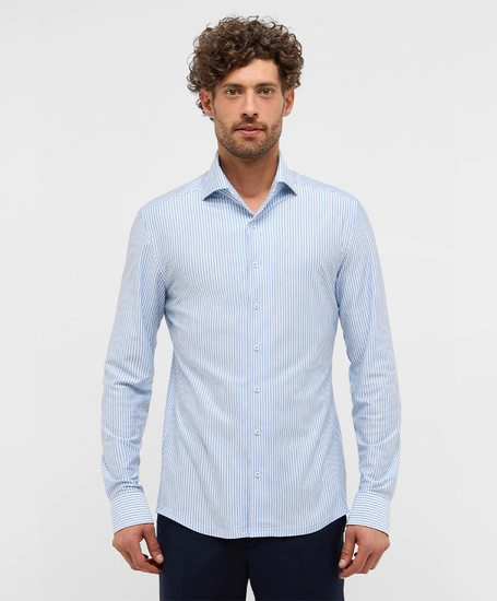 Eterna Overhemd Japanese Knit Slim Fit