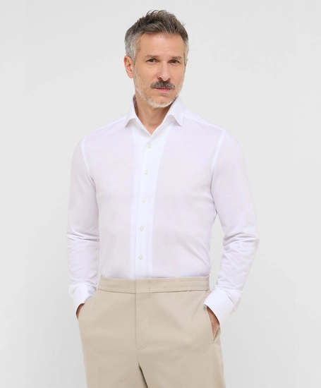 Eterna Overhemd Japanese Knit Slim Fit
