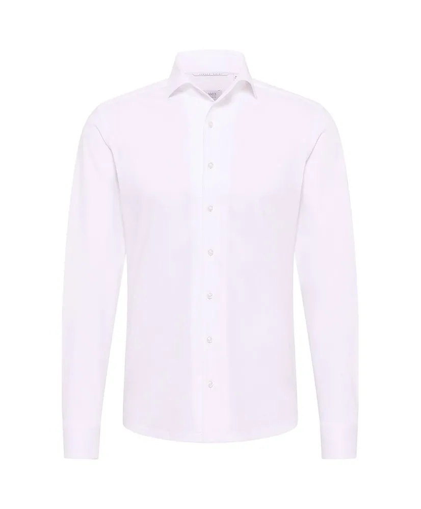 Eterna Overhemd Japanese Knit Slim Fit