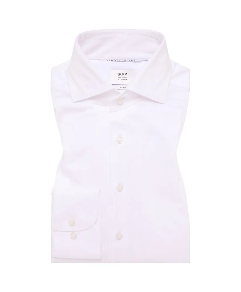 Eterna Overhemd Japanese Knit Slim Fit