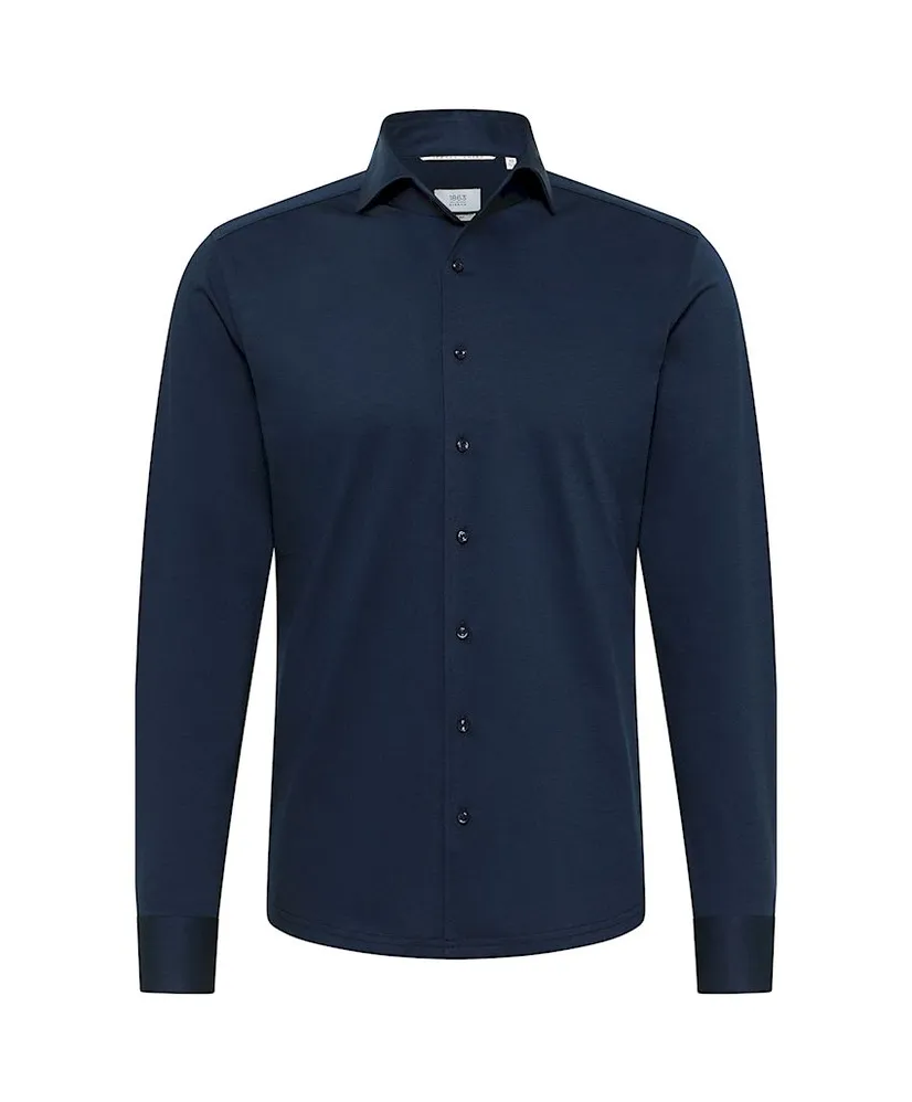 Eterna Overhemd Japanese Knit Slim Fit