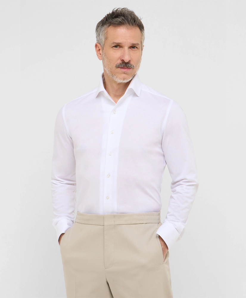 Eterna Overhemd Japanese Knit Slim Fit