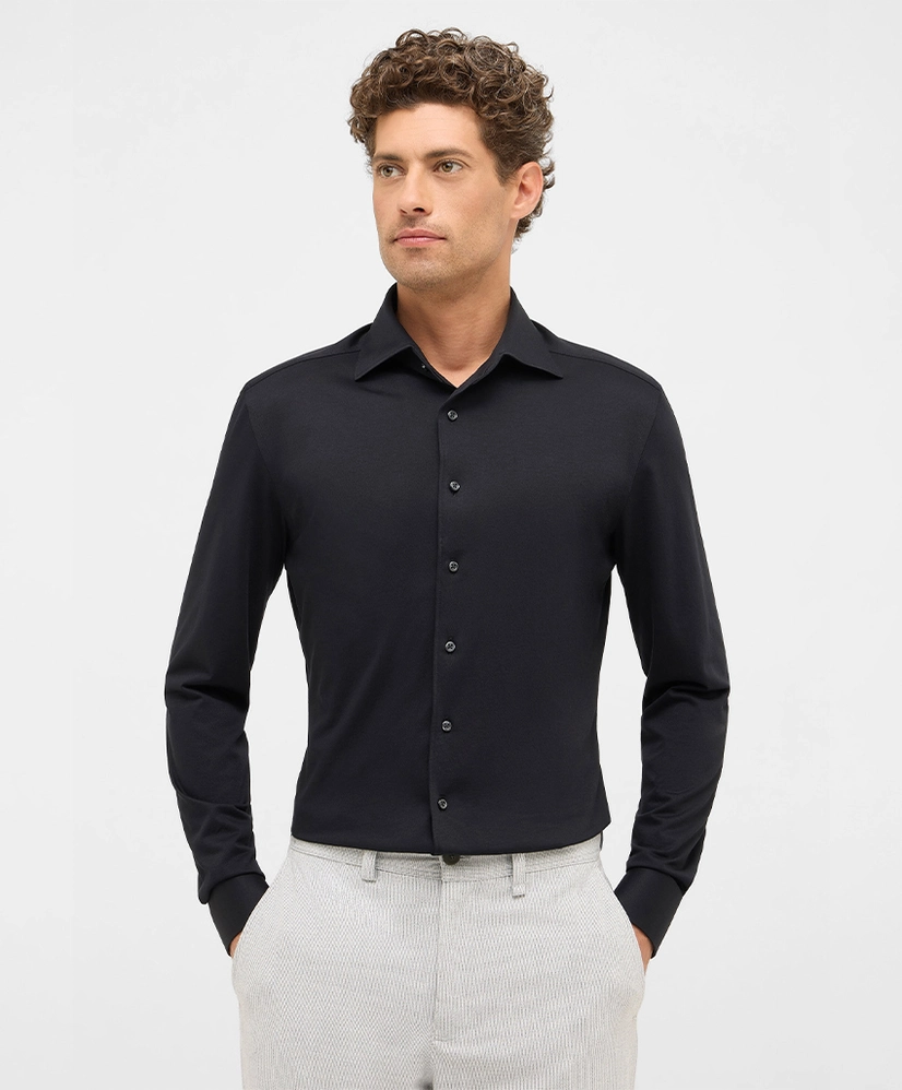Eterna Overhemd Japanese Knit Slim Fit