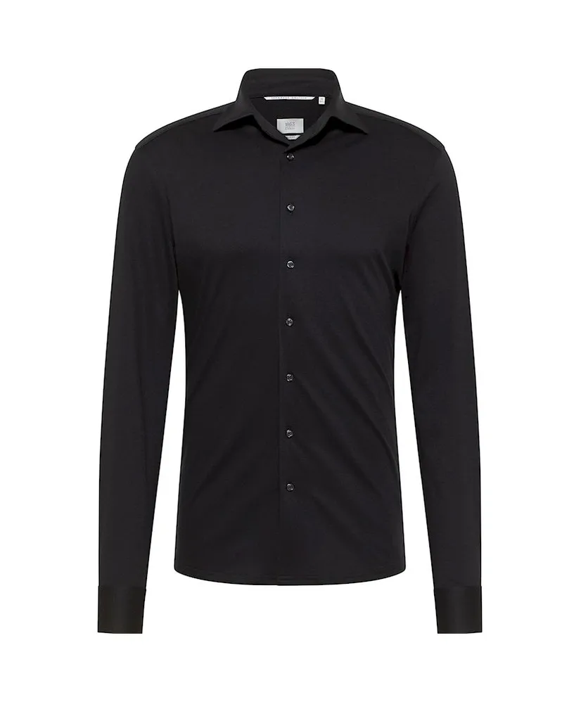 Eterna Overhemd Japanese Knit Slim Fit