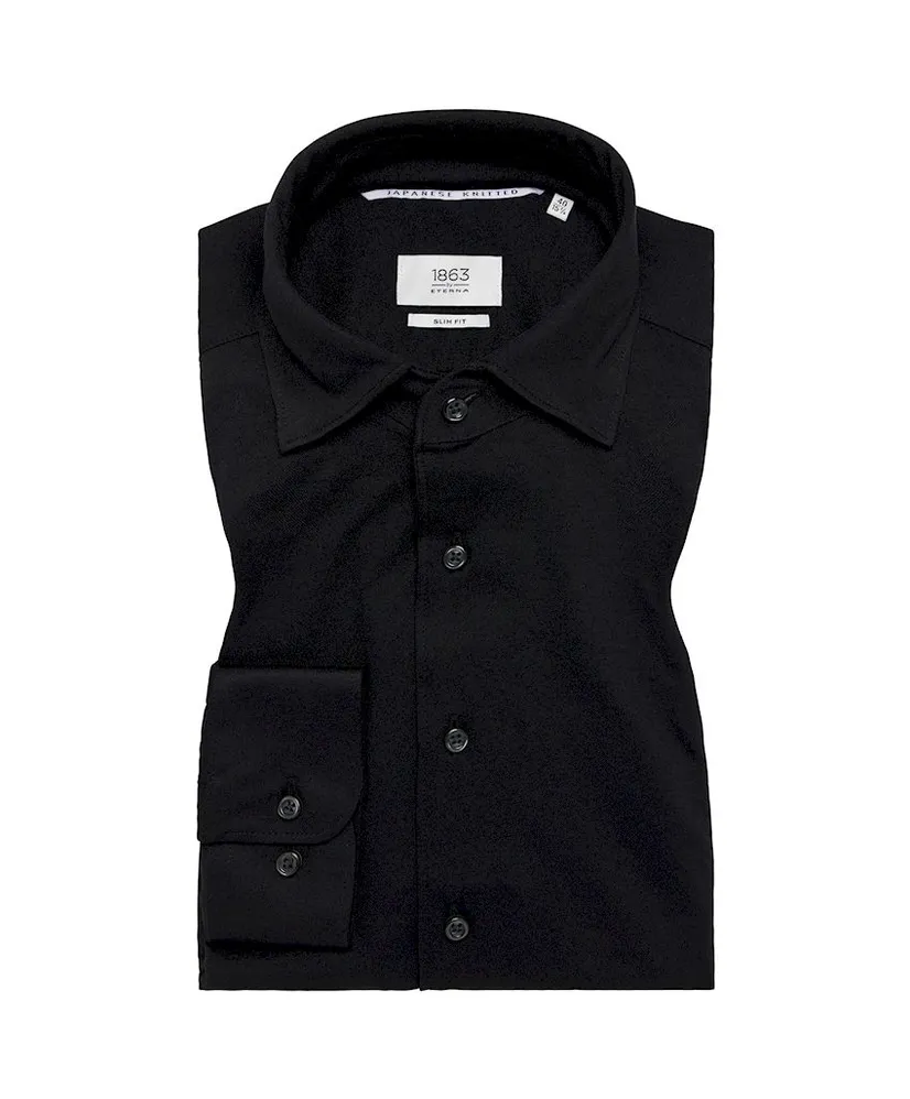Eterna Overhemd Japanese Knit Slim Fit