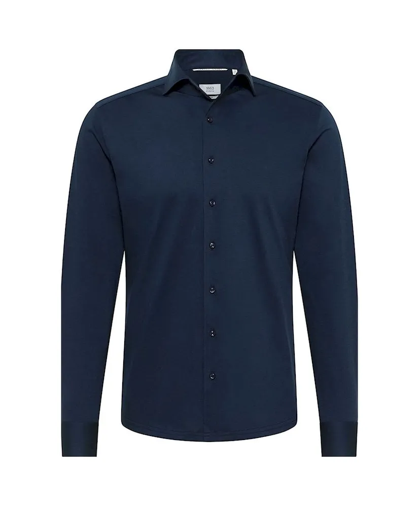 Eterna Overhemd Japanese Knit Slim Fit