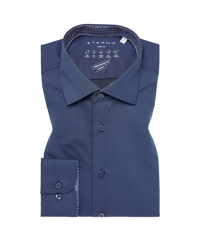 Eterna Overhemd Non Iron Super Stretch