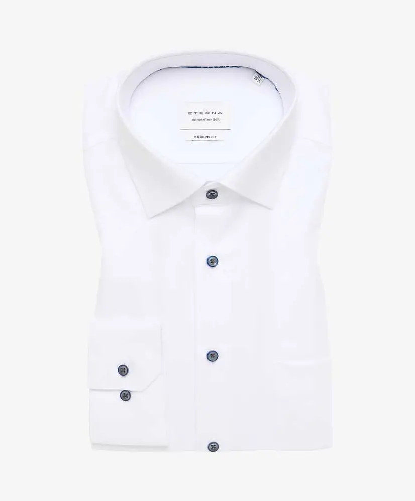 Eterna Overhemd Twill Modern Fit
