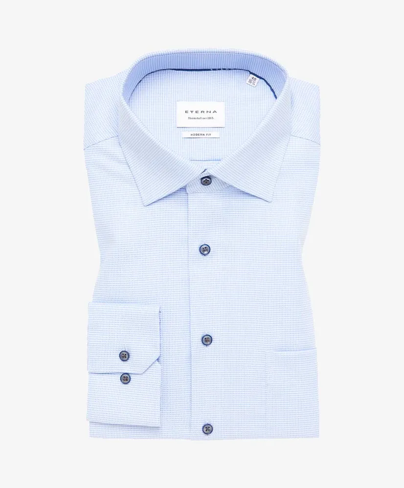Eterna Overhemd Twill Modern Fit