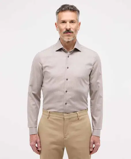 Eterna Overhemd Twill Slim Fit