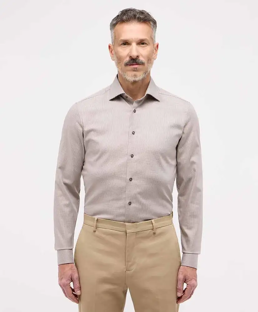 Eterna Overhemd Twill Slim Fit