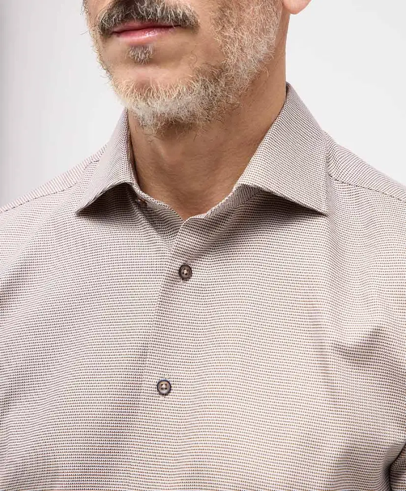 Eterna Overhemd Twill Slim Fit