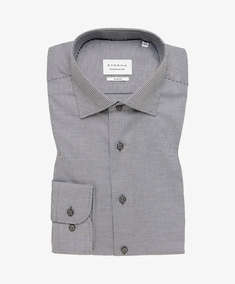 Eterna Overhemd Twill Slim Fit