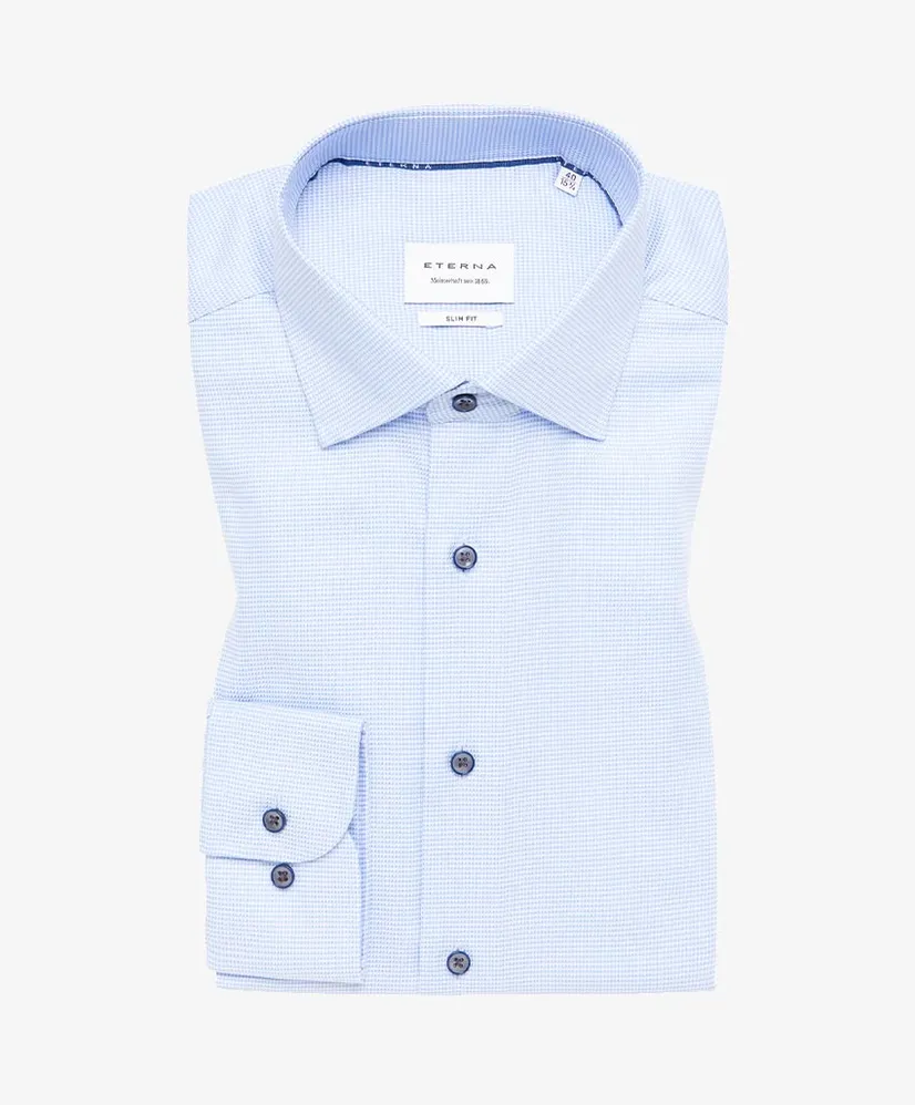 Eterna Overhemd Twill Slim Fit