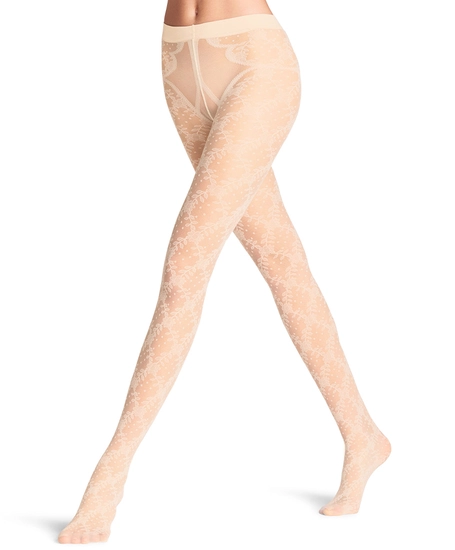 FALKE Panty Floral Shower 20 denier Black