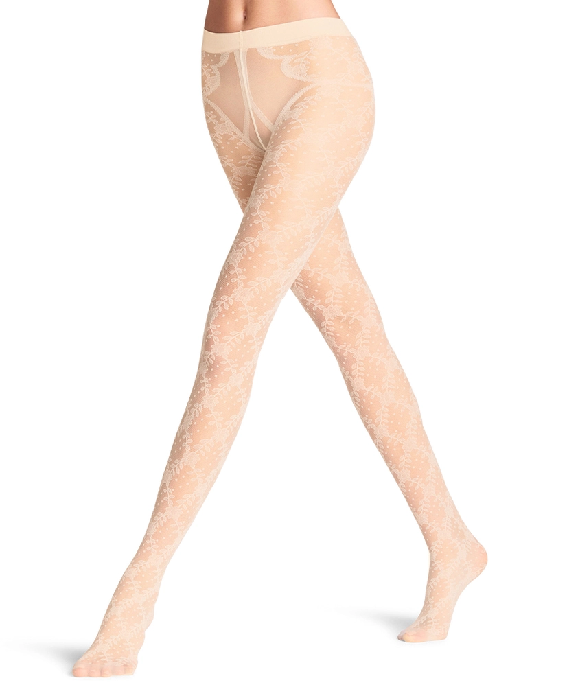 FALKE Panty Floral Shower 20 denier Black
