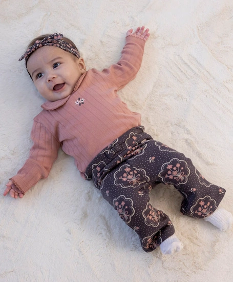 FEETJE Flared Broek Woodland Bloom
