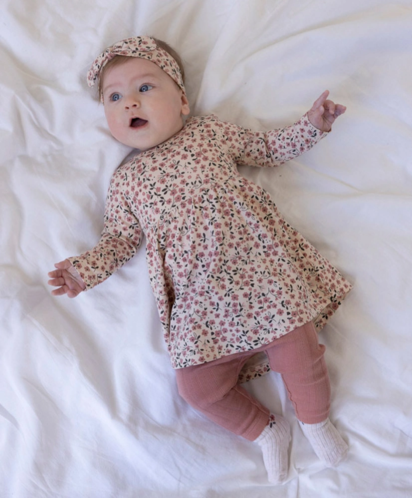 FEETJE Legging Pointelle Rib Woodland Bloom