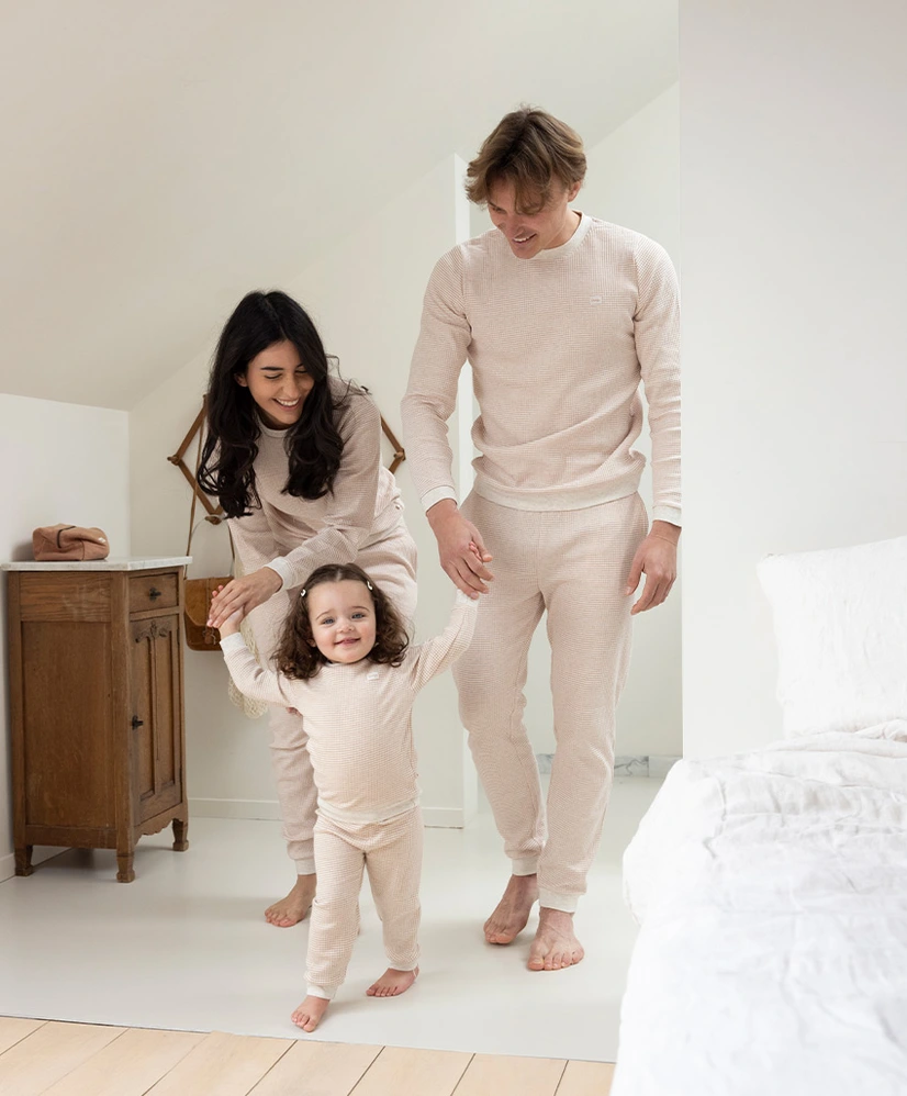 FEETJE Pyjama Wafel Family Edition XS - L