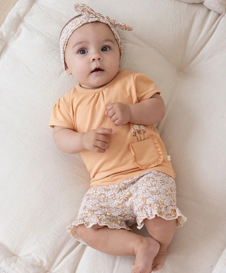 FEETJE Short Allover Print Flower Field