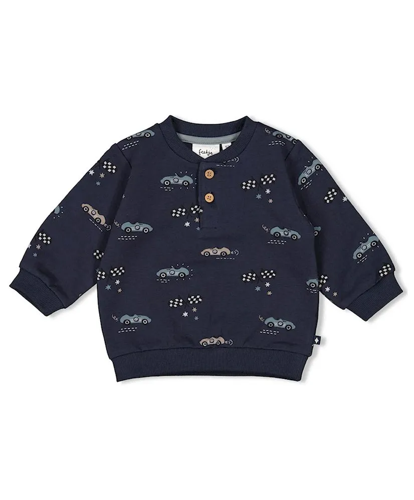 FEETJE Sweater Allover Print Let's Go!
