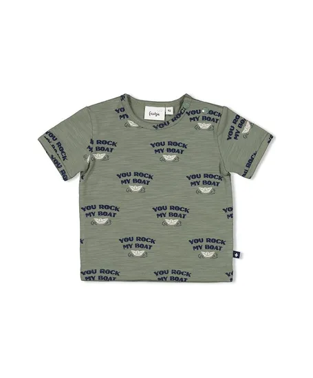 FEETJE T-shirt Allover Print Rock My Boat