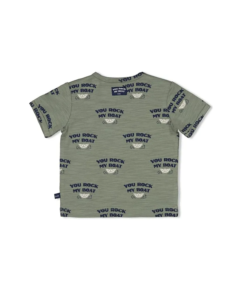 FEETJE T-shirt Allover Print Rock My Boat
