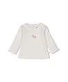 FEETJE T-shirt Pointelle Flower Field
