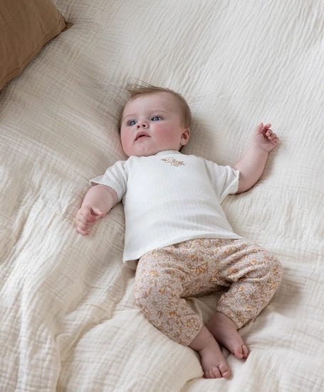 FEETJE T-shirt Pointelle Flower Field