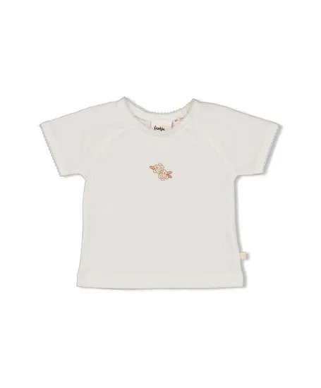 FEETJE T-shirt Pointelle Flower Field