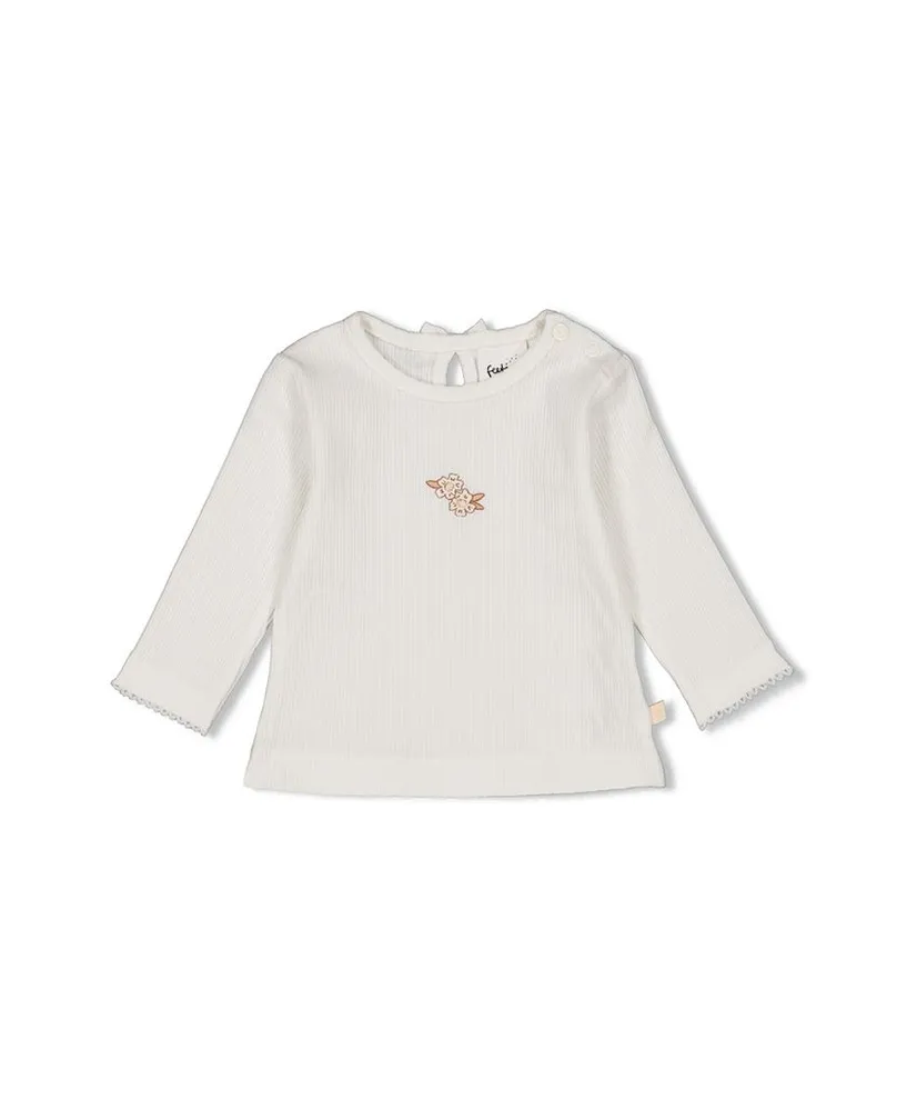 FEETJE T-shirt Pointelle Flower Field