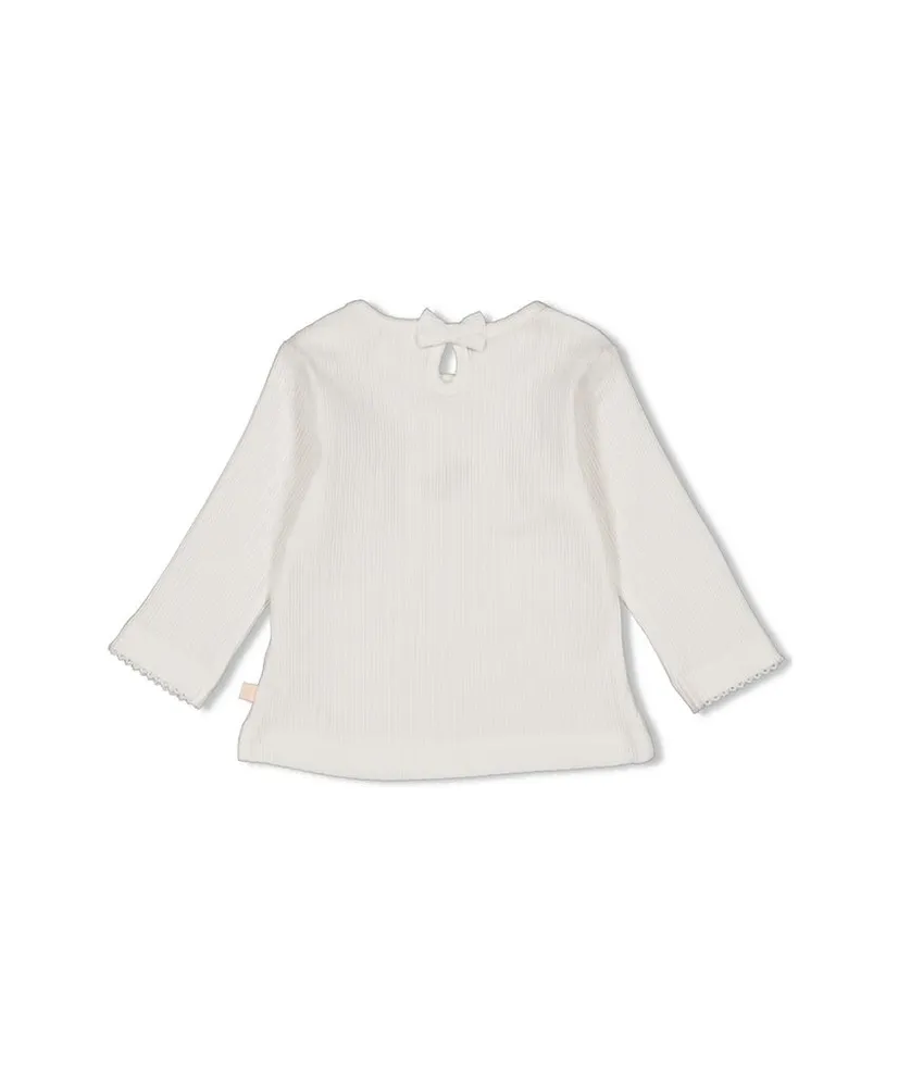 FEETJE T-shirt Pointelle Flower Field