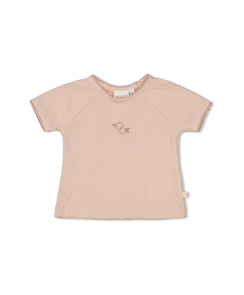 FEETJE T-shirt Pointelle Flower Field