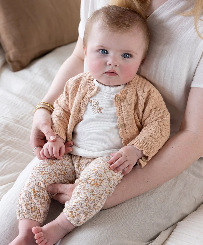 FEETJE T-shirt Pointelle Flower Field