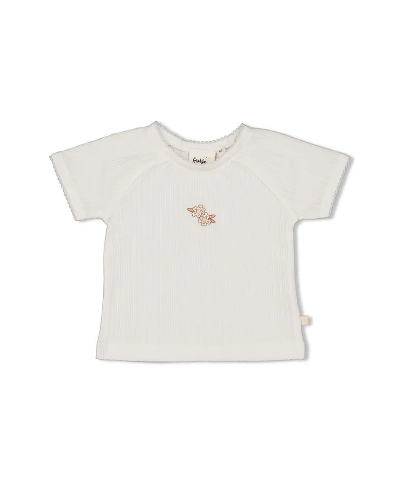 FEETJE T-shirt Pointelle Flower Field