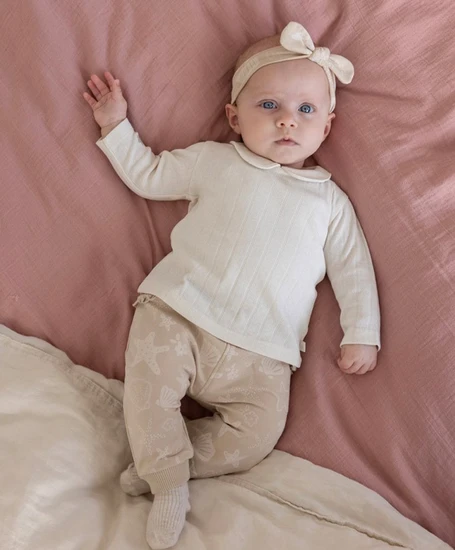FEETJE T-shirt Pointelle Rib Starfish Wishes