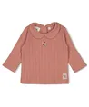 FEETJE T-shirt Pointelle Rib Woodland Bloom