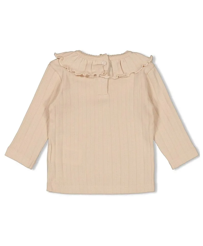 FEETJE T-shirt Pointelle Rib Woodland Bloom